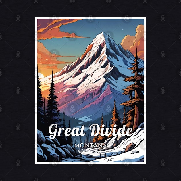 Great Divide ski Montana USA by UbunTo